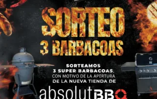 Absolut BBQ sortea tres barbacoas